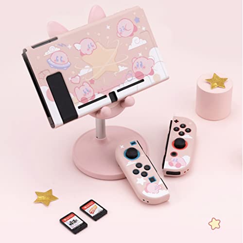 ENFILY Linda capa macia à prova de choque compatível com Nintendo Switch, capa durável resistente a