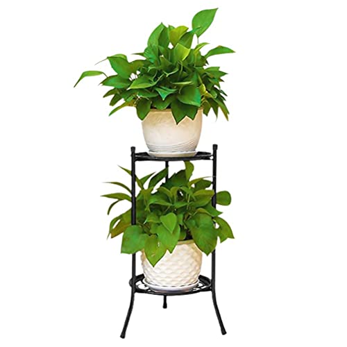 BTSEURY Suporte de metal para plantas em vaso, 50,8 cm à prova de ferrugem decorativo para vasos de