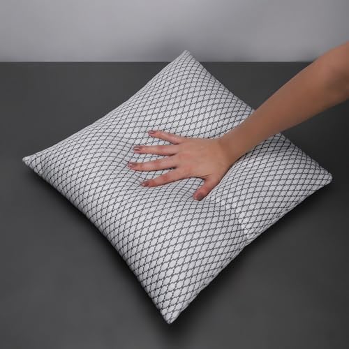 Image of LA VERNE Luxury Premium Cloth Microfibre Blown Technology Filled Cushion Filler Pack of 5 (16 inchX16 inch) (Silver)