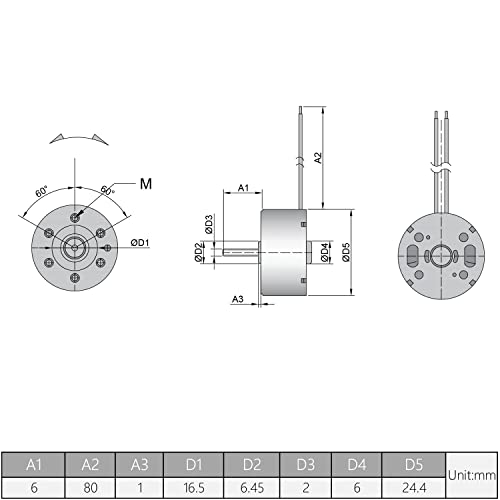 Fielect 5Pcs 6V Dc Motor 7000Rpm Micro Motor Electric Motor Round Shaft For Rc Boat Toys Model Diy Hobby #TOP4