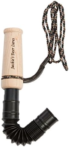Jackies Deer Lures Wood Engraved Grunt Call with Lanyard