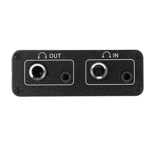 Controlador de Volumen Estéreo para Equipos de Estudio y Auriculares, Atenuador de Volumen con Caja de Aluminio Negro, 1 Unidad miniatura 7