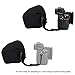 JJC Compact Case Pouch for Sony A6700, ZV-E10 II, ZV-E1 & Zfc + DX 16-50, R100 R50 & RF-S 18-45 / RF 50mm F1.8