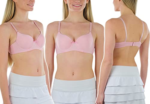 Image of ToBeInStyle Women's Pack of 6 Padded Assorted Styles Supportive Bras Cup Size - A to DDD