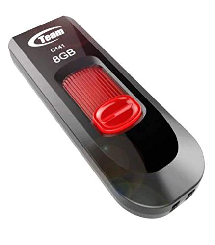 Image of Team Group TC1418GR01 - Team C141 8GB USB 2.0 Red USB Flash Drive