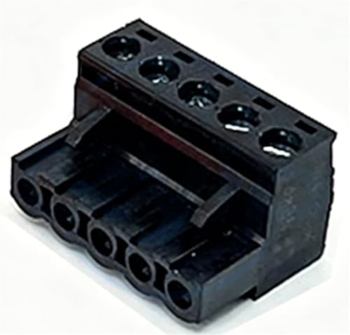 Bloque de terminales de PCB enchufable KF 2EDGK de 12 pines rectos en color negro