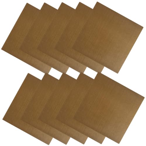 WRITWAA 20 Pegatinas Para Plancha De Pelo Varita Rizadora Para Alisar Con Calor Aislantes De Alta Temperatura De Fibra De Vidrio