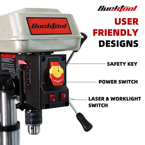 Bucktool 10-Inch Benchtop Drill Press
