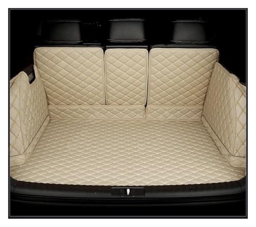 トランクマット に適合する Vクラス2021年式用トランクカバーパッド、カーゴライナー、内装プロテクター、フルカバートランクマット 後部座席マット(ベージュ)