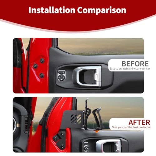 Portavasos lateral derecho para Jeep JL y Gladiator JT miniatura 6