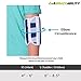 BraceAbility Infant Elbow Immobilizer Splint & Arm Restraint Wrap for Babies | Prevent Thumb Sucking, Face Touching, Scratching, Pulling IV Tubes (XS)