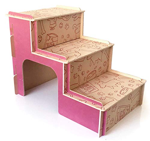 Escada Para Cachorro e Gatos Vinho
