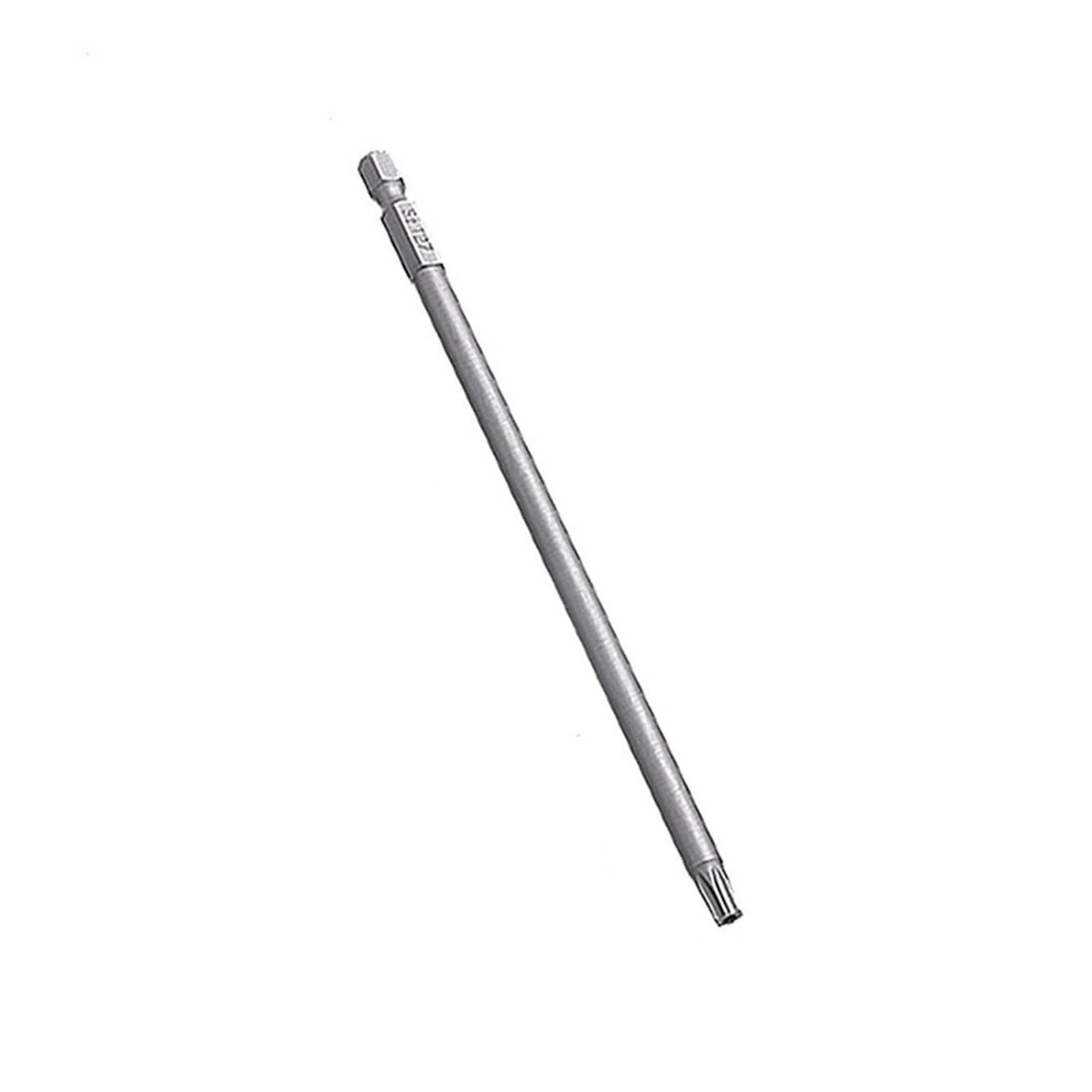 Djskldf T27 Screwdriver Bits Tamper Proof Security Bit Magnetic Sets Screwdriver Flat Head 1/4" Hex 150Mm Long T8 T10 T15 T20 T25 T30/T40(T27)