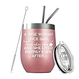 Funny Gifts for Women - Unique Gifts for Mom, Wife, Sister, Daughter - Best Friend, BFF Gifts - Friendship, Divorce, Retirement, Birthday Gifts for Women, Teachers, Coworkers - 12oz Wine Tumbler