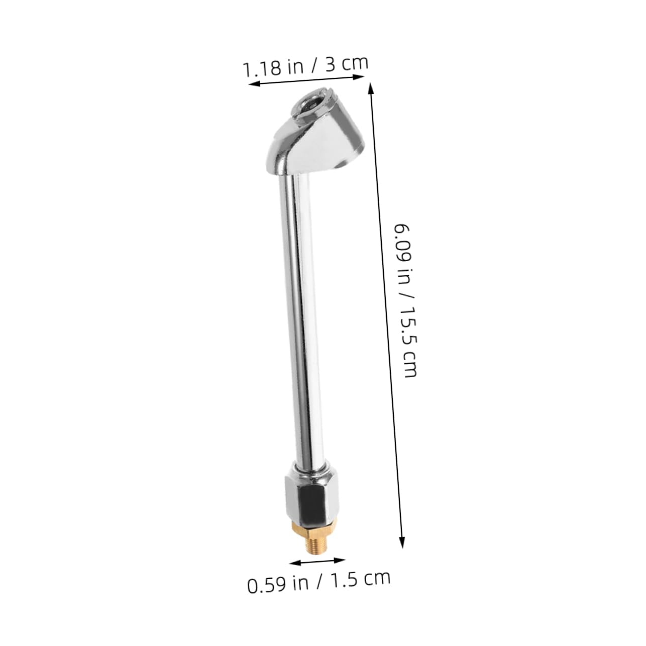 Garneck 2pcs Heavy Duty Air Chuck for Car Motorcycle Tire Inflator Nozzle Adapter Quick Connect Air Compressor Part