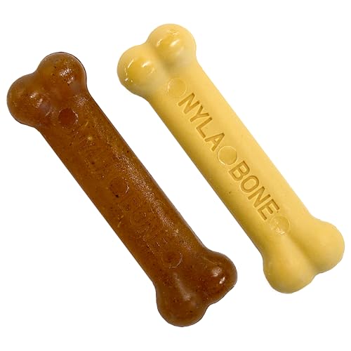Nylabone New Puppy Power Chew Stages, Soothing Puppy Teething Toys, Chew Bones for Puppies, Long...