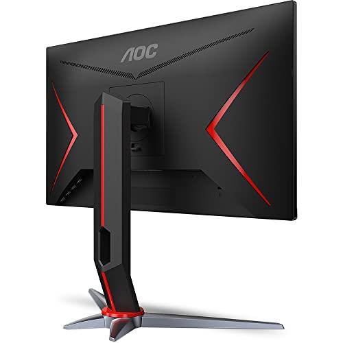 AOC 24G2Z HERO - Monitor Gamer Z 240Hz 0, 5ms IPS G-Sync Compatible, Preta/Vermelho