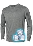 [Astraia Avant] ドライストレッチ 長袖 Tシャツ メンズ クルーネック 接触冷感 速乾 UVカット 夏 薄手 AA35r-53-S