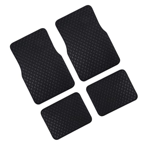 Tapis de sol pour voiture lot de 4 pièces idéal pour les sorties en famille et la météo pluvieuse