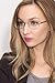 JUDOO Fashion Blue Light Glasses for Women, Y2K Office-Siren Rectangle Glasses Silver Black Fake Glasses