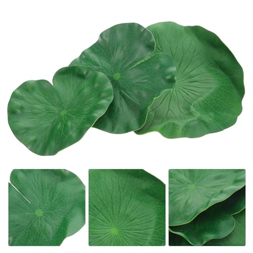 Set de table feuilles de lotus en plastique résistant antitache x3 - 8