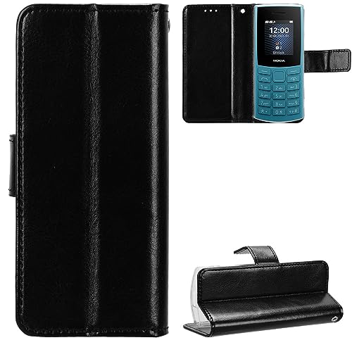 BaiFu Coque pour Nokia 105 4G 2023 Étui, Cover Magnétique Anti-Choc avec Fonction Stand Etuis Compatible avec Nokia 105 4G 2023-005
