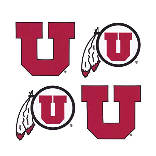 Utah Logo Decal Sheet - 4 Decals