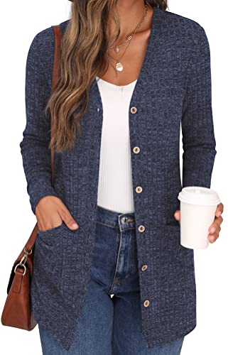 GRECERELLE Women's Long Sleeve Open Front Cardigan...