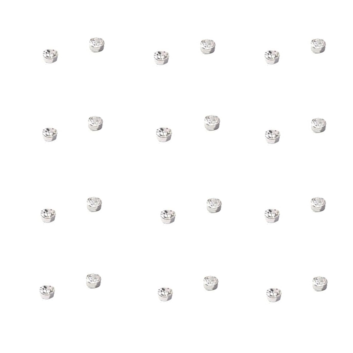 24Pcs Crystal Magnetic Stud Earrings Stainless Steel Cubic Zirconia Non Piercing Tragus Magnetic Nose Stud Fake Ear Nose L... - Review, Price and Buying Guide