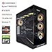 CyberPowerPC Luxe Gaming PC - AMD Ryzen 7 9800X3D, Nvidia RTX 5070, 32GB RAM, 1TB NVMe SSD, 650W PSU, Windows 11, Liquid Cooling, V100R
