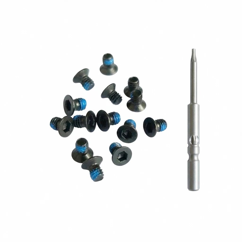Wallet Replacement Screws Kit - Anti-Loosening Screws Compatible with The Ridge Wallet Minimalist Metal RFID Wallets Includes Hex
