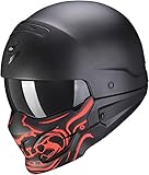 casco harley davidson burnout Visiera Speed-view Scorpion EXO-COMBAT EVO SAMURAI Matt Black-Red, xl (61/62)
