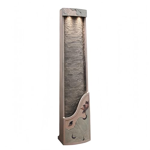 Water Fountain Indoor - Water Fountain Decor for Meditation, Zen Decor, Relaxation, Suitable for Yoga, Study, Tea, Living Room, Office, Beauty Club Decor