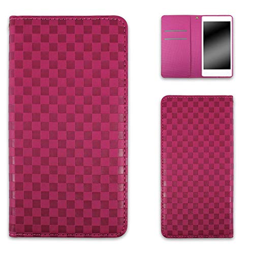 ホワイトナッツ Whitenuts Galaxy Note 3 Scl22 Case Notebook Type No Belt, Checkered Pattern, Magenta Smartphone Case, Galaxy Note Three Notebook Cover, Smartphone Cover, Wn-Od425598_L #TOP11