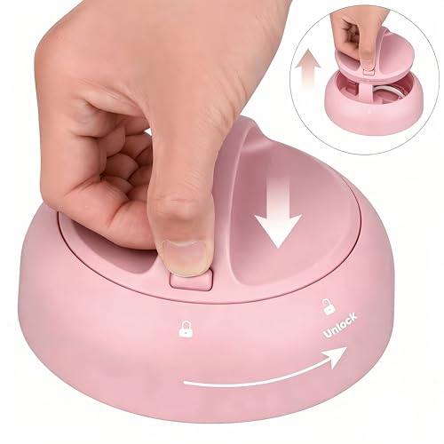 Image of Thermo Food Jar for Hot Food Adults 32OZ Soup Thermo Lunch Containers Wide Mouth Vacuum Insulated Stainless Steel Leakproof Bento Box with Spoon (NEW-PINK)