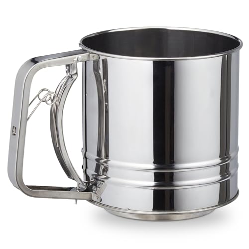 Space Home - Tamizador Cribador de Harina - Inox - 500 g
