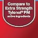 Amazon Basic Care Acetaminophen PM, Pain Reliever Plus Nighttime Sleep Aid Caplet, 100 Count