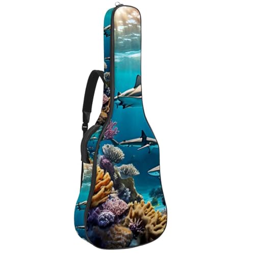 Sac pour guitare folk multicolore idéal pour les cours de musique de votre ado