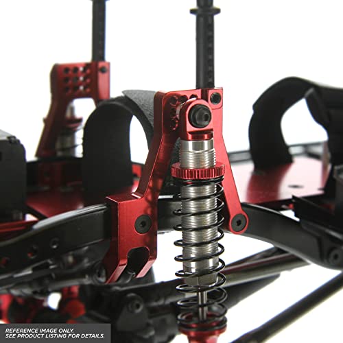 Atomik Alloy Shock Tower - RC Car Replacement Part for Axial SCX10 II - Hardened, Durable Billet 6061 Aluminum, Chassis Upgrade Part AX31380 - Black
