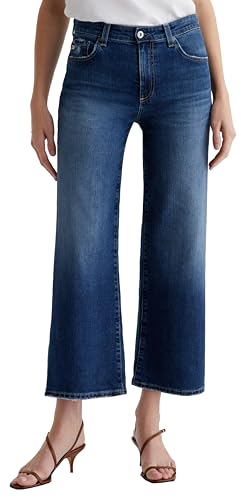 AG Women's Saige Mid Rise Wide Leg