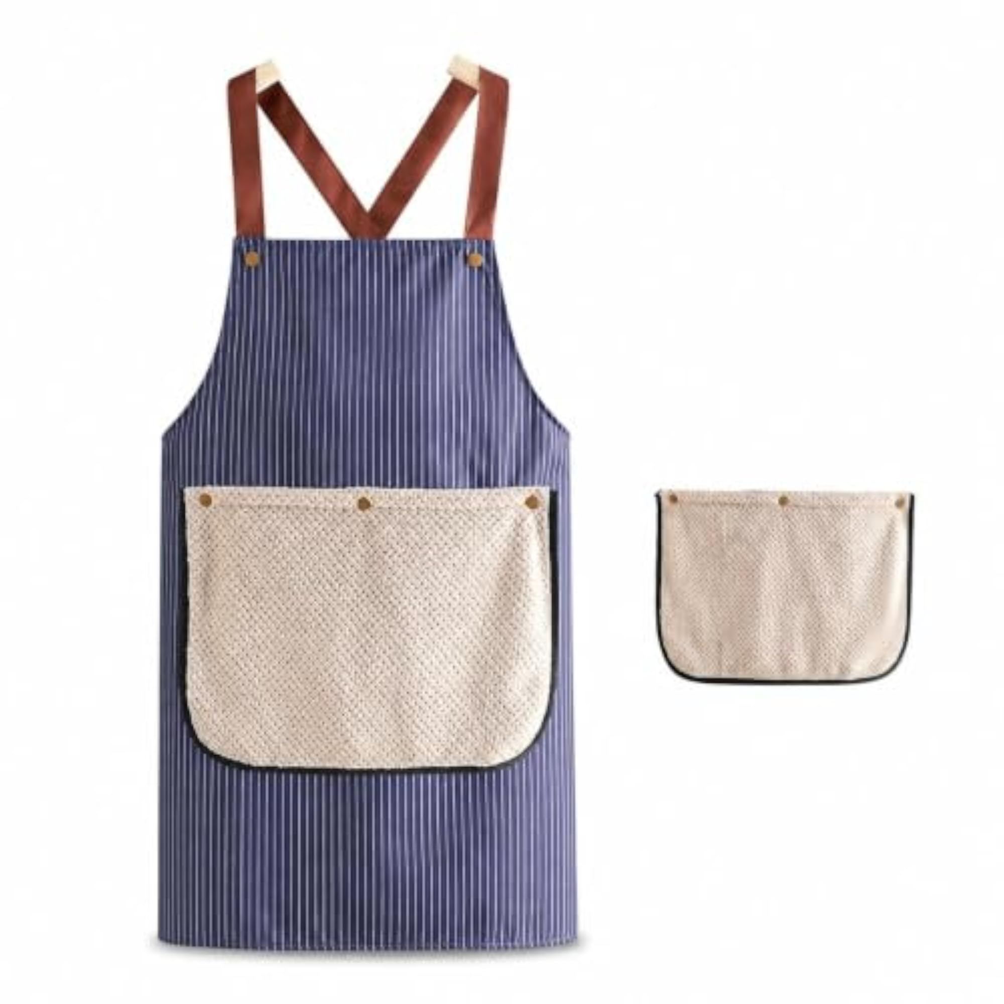 Detachable Towel Waterproof Kitchen Apron