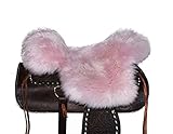  Moro-Design Lammfell Sattelbezug für Westernsattel Lammfellbezug Sattelauflage mit Horn Saddle Pad Seat Saver