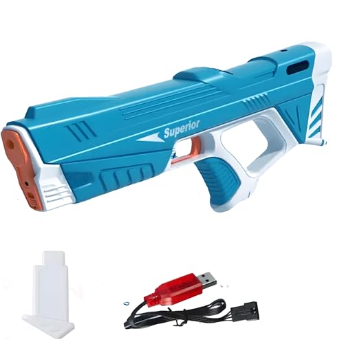 Image of Crackles Electric Water Gun,Auto Suction Powerful Water Guns for Adults & Kids,Squirt Guns 30 Ft Range, Holi Water Gun Pichkari Toys for Kids Ages 6-12 - Multi Color