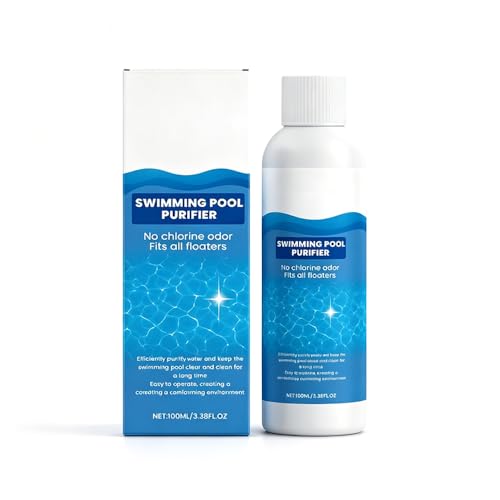 Swimming Pool Purifying LiquidCrystal Clear Water 2026 New Pool Clarifier for Swimming Pool Keeps Water Crystal Clear & Removes Cloudiness for Inground Pools & Above Ground Pools (1)