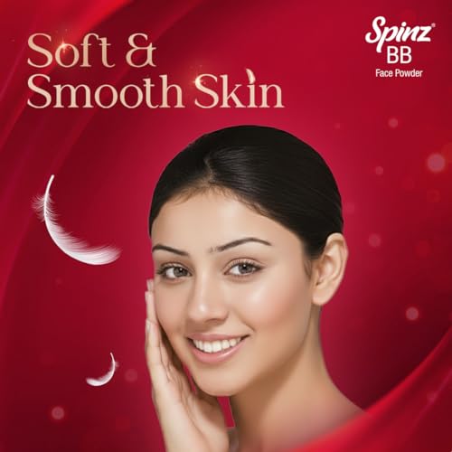 Image of Spinz BB Brightening & Beauty Face Talc for Instant Brightness | Lasts 2X Longer, Covers Dark Spots and Blemishes, Gives Soft and Smooth Skin (Natural Beige) - 70 gm (Pack of 3)