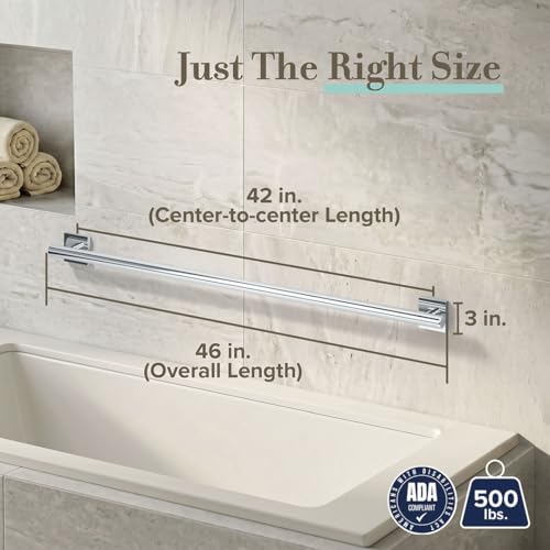Image of Gatco 948 Elevate, Grab Bar, 42 inch, Chrome