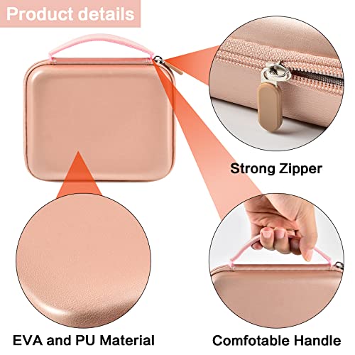 Case Compatible With Hp Sprocket 3X4 Instant Photo Printer, Storage Holder Carrying Organizer With Mesh Pocket For Zink Paper, Photo Album, Markers, Sticker And Other Accessories (Box Only) -Rose Gold #TOP4