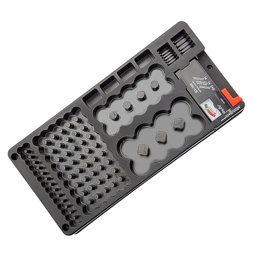MFYOUPK Batterie Organizer - Verlustsicherer 116-Gitter Organizer | Tragbare Batterie-Aufbewahrungsbox,Für D C AA AAA 9V Batterien Haushalt Elektrogeräte Outdoor Arbeitsplatz Schreibtisch