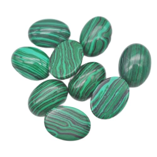 Quartz naturel cabochon 18x13mm véritable pierre ovale verte anti-fissure pour sertissage