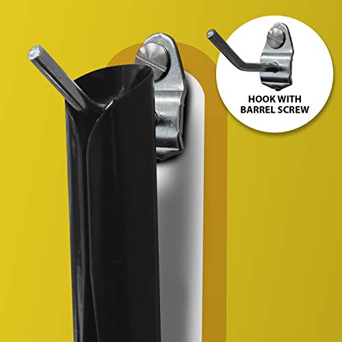 Image of NMC SB108AL 5S Janitorial Shadow Board, Yellow /White, 68 inchX30 inch, Heavy-DutyAluminum (Tools Sold Separately)